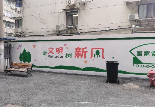 蓬安社区墙绘